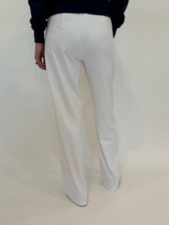 Raffaello Rossi Candice Pants in White available at Barbara Katz