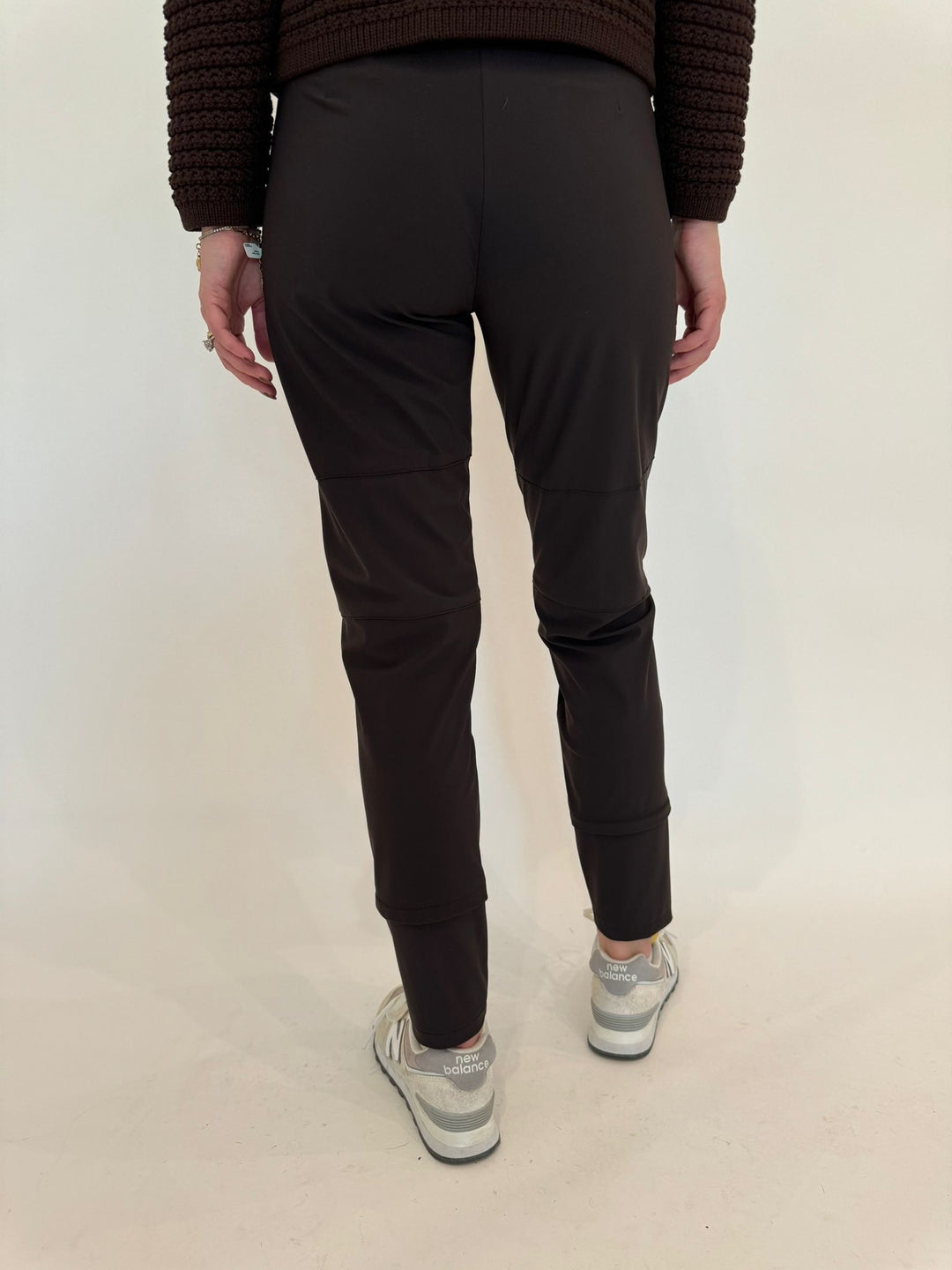 Raffaello Rossi Candy Pants - Dark Brown available at Barbara Katz