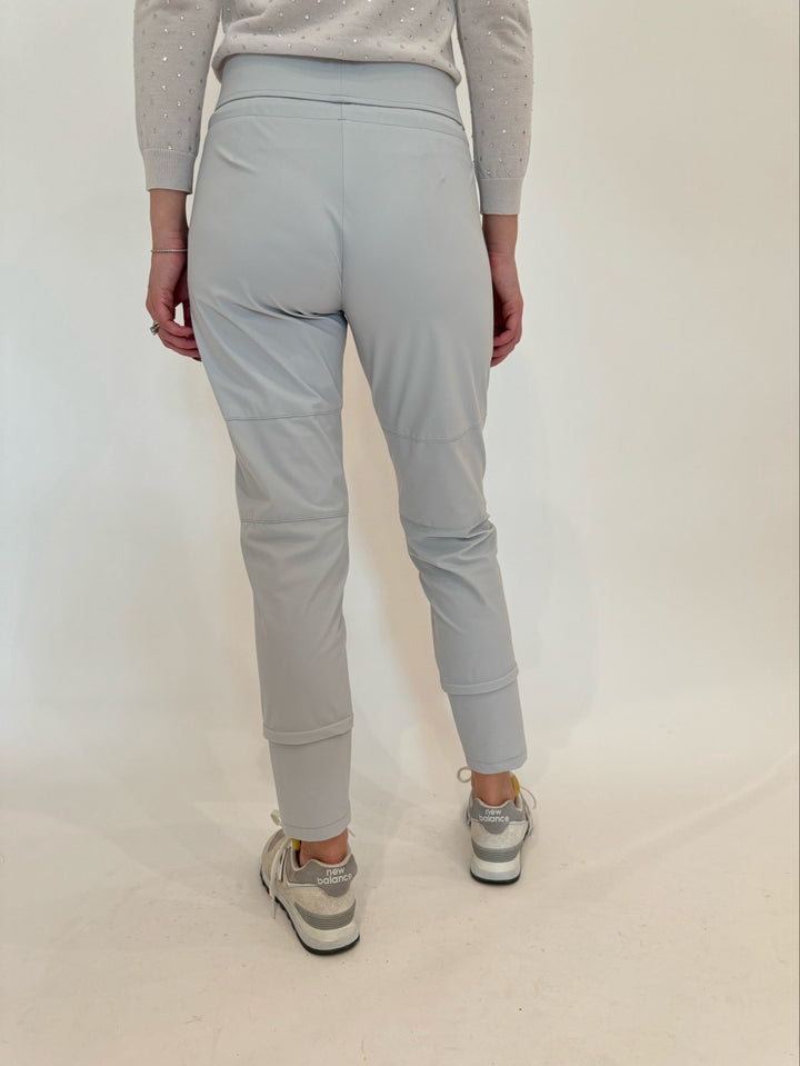 Raffaello Rossi Light Gray Candy Pants in available at Barbara Katz