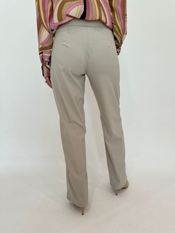 Raffaello Rossi Kalk Candice Straight Tech Pants available at Barbara Katz