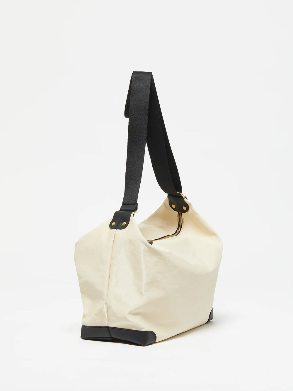 Jack Gomme Arti Linen Shoulder Bag - Crema