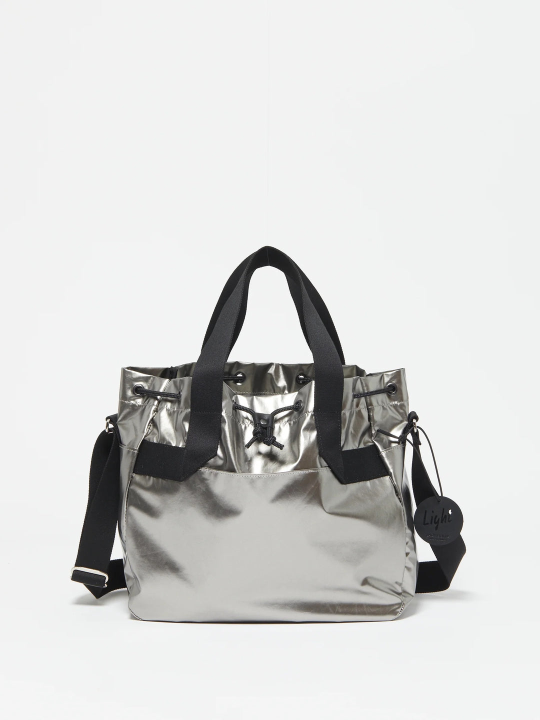 Jack Gomme Monsac Light Shopping  Bag - Metal available at Barbara Katz