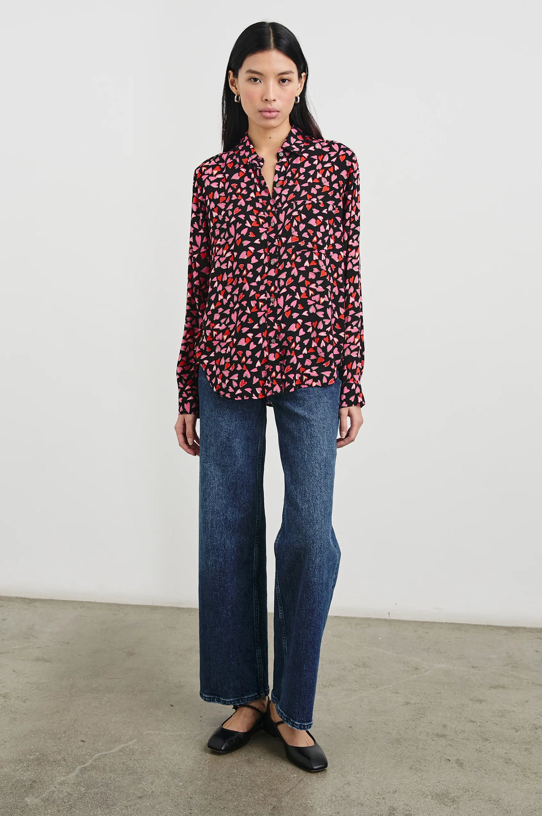 Rails Josephine Shirt in Love Struck available at Barbara Katz