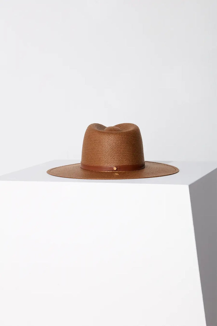 Janessa Leone Sherman Hat - Brown