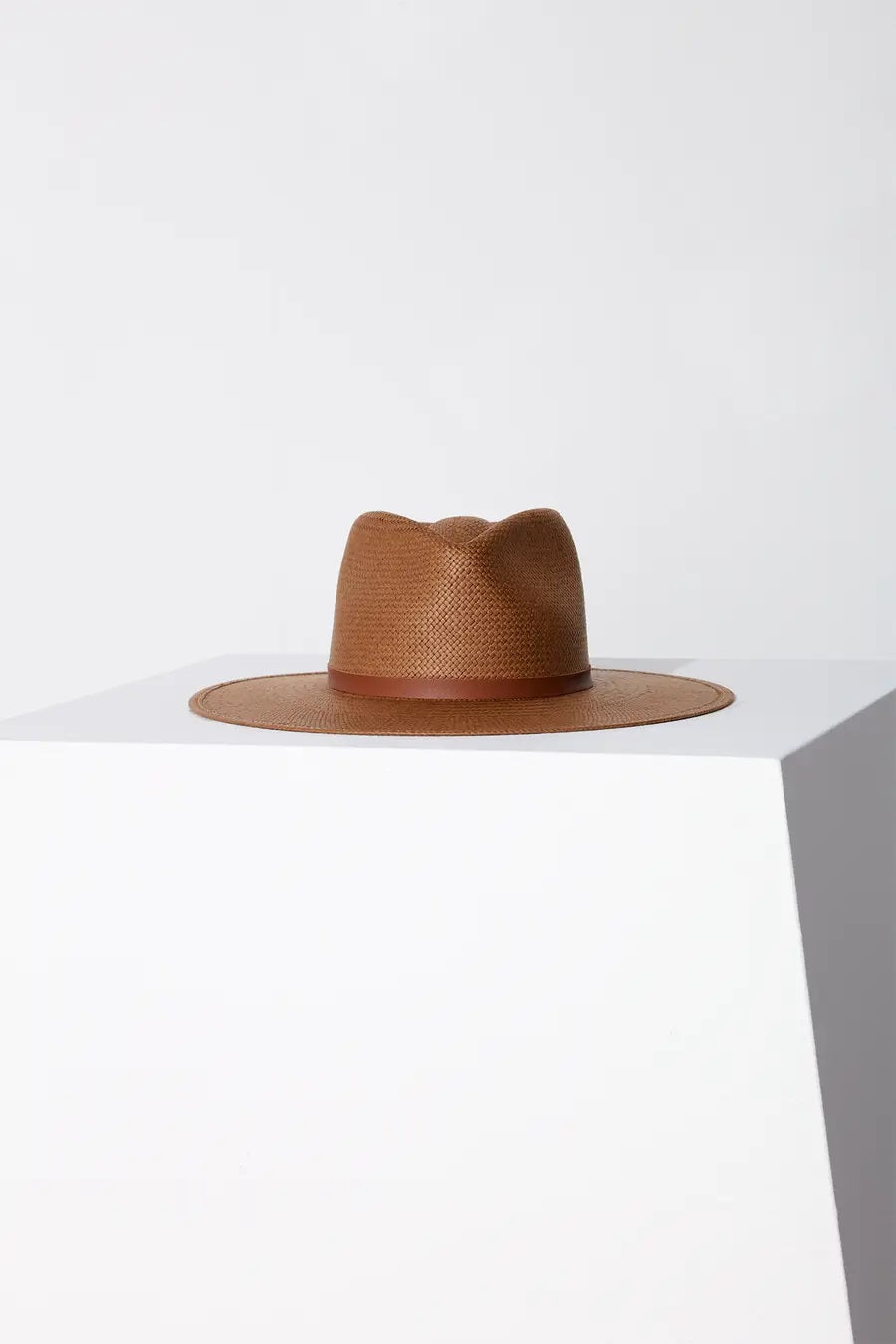 Janessa Leone Sherman Hat - Brown