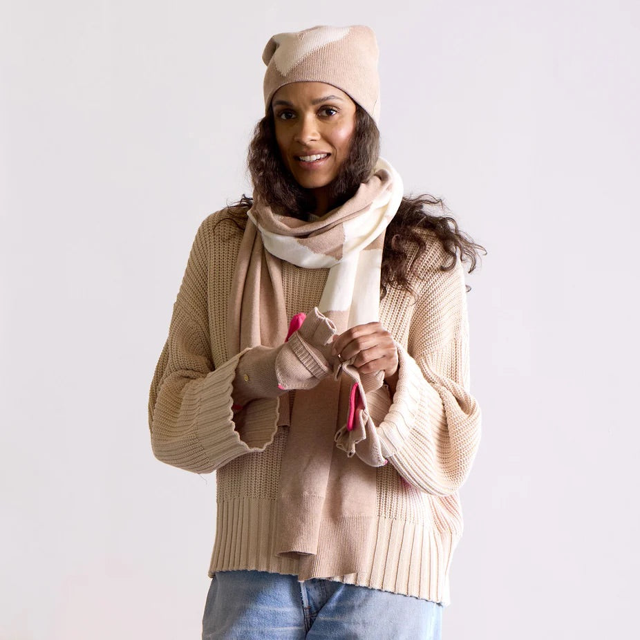 Kerri Rosenthal Love Scarf in Birch available at Barbara Katz