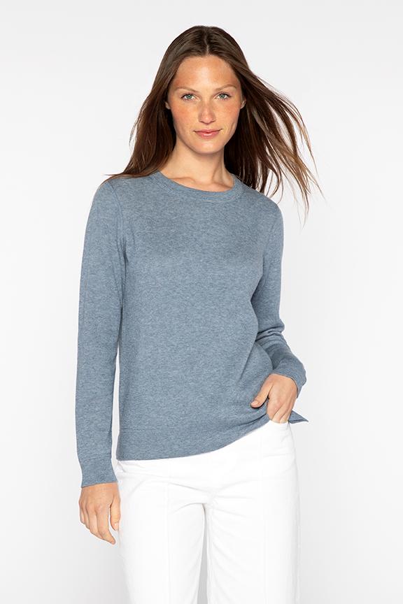 Kinross Reversible Crew Pullover available at Barbara Katz