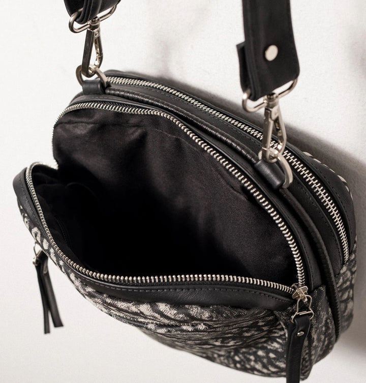 Daniella Lehavi Louise Mini Bag in Cloudy Black available at Barbara Katz