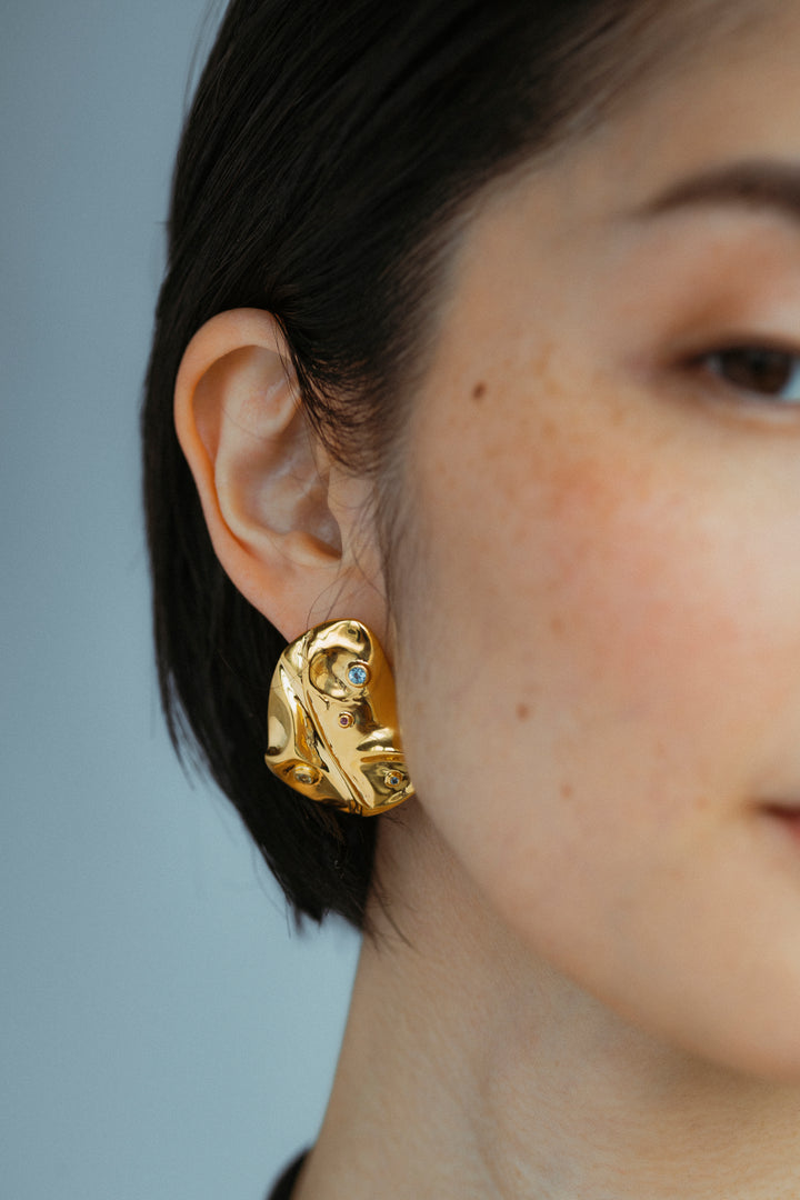 Lizzie Fortunato Mazu Stud Earrings