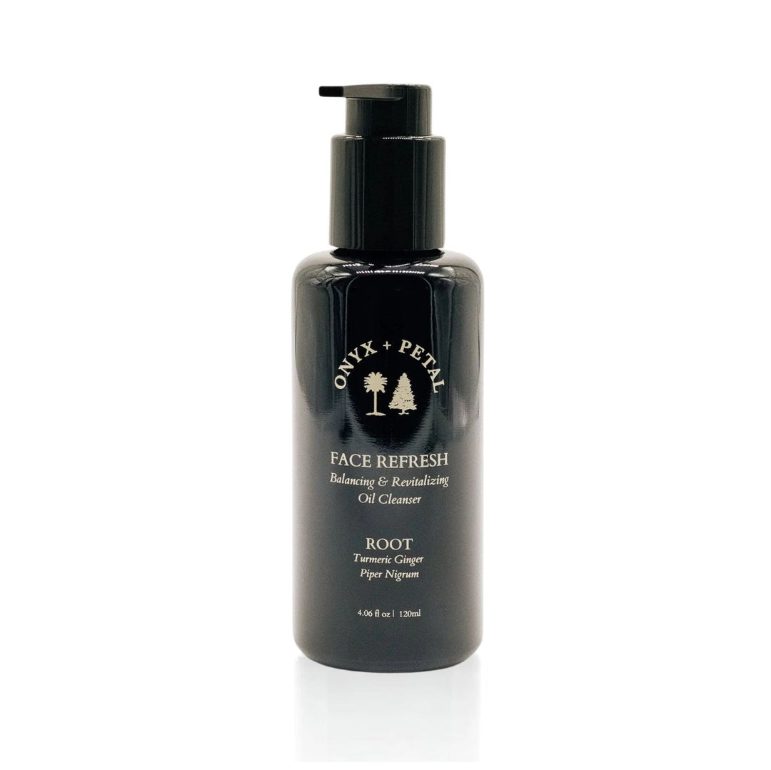 Onyx + Petal Face Refresh Balancing & Revitalizing Oil Cleanser 4.06oz available at Barbara Katz