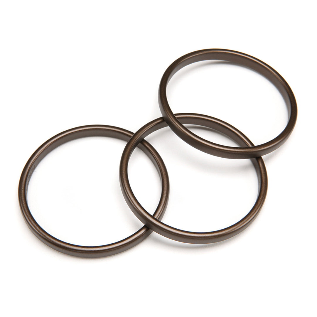 Pono Twiggy Barile Bangle Set of 3 Bronze