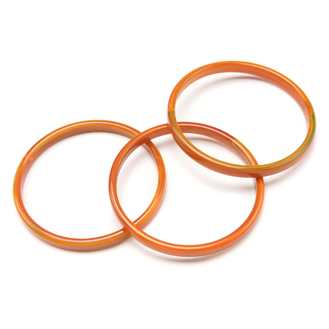 Pono Twiggy Bangle Set of 3 Mango