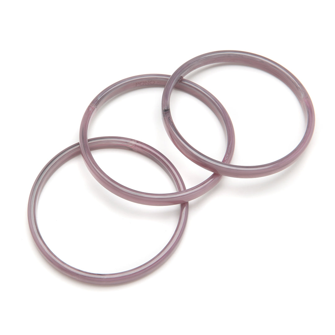 Pono Twiggy Bangle Set of 3 Sea Grape