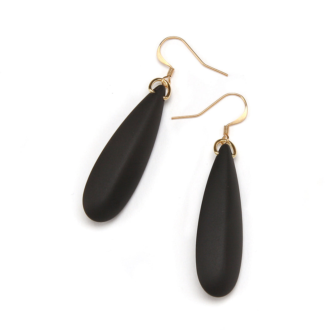 Pono Silvia Barile Earring Matte Black