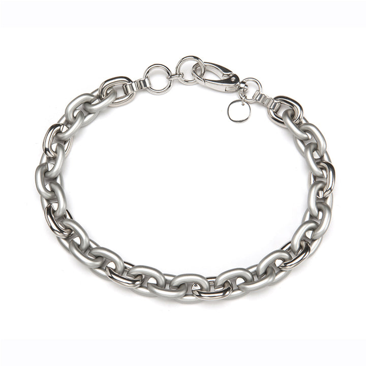 Pono Barile Mini Bike Chain Necklace Silver