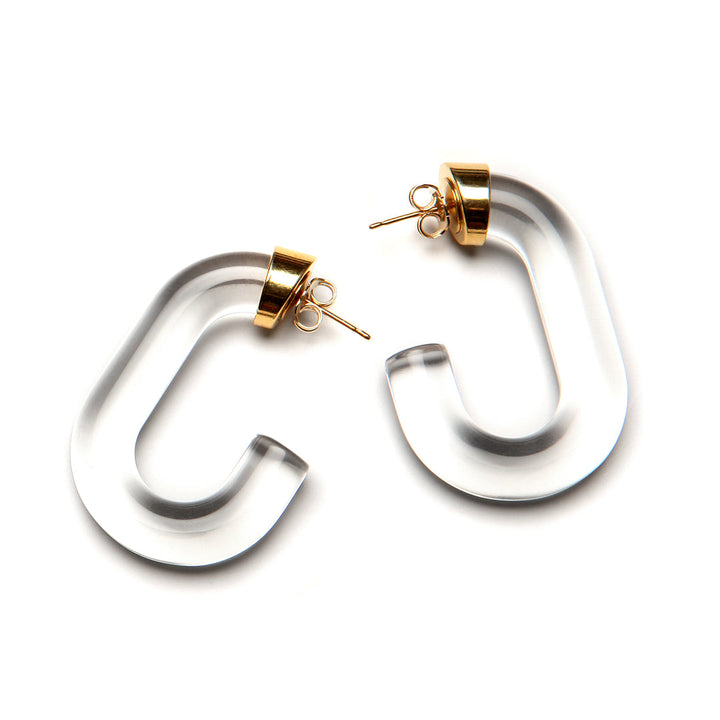 Pono Sara Resin Earring Gold