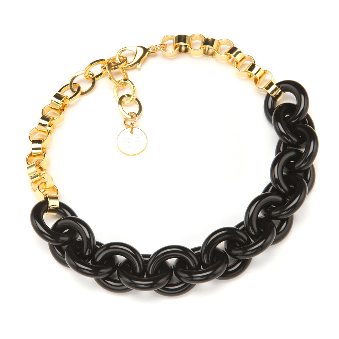 Pono Dara Necklace Jet Black