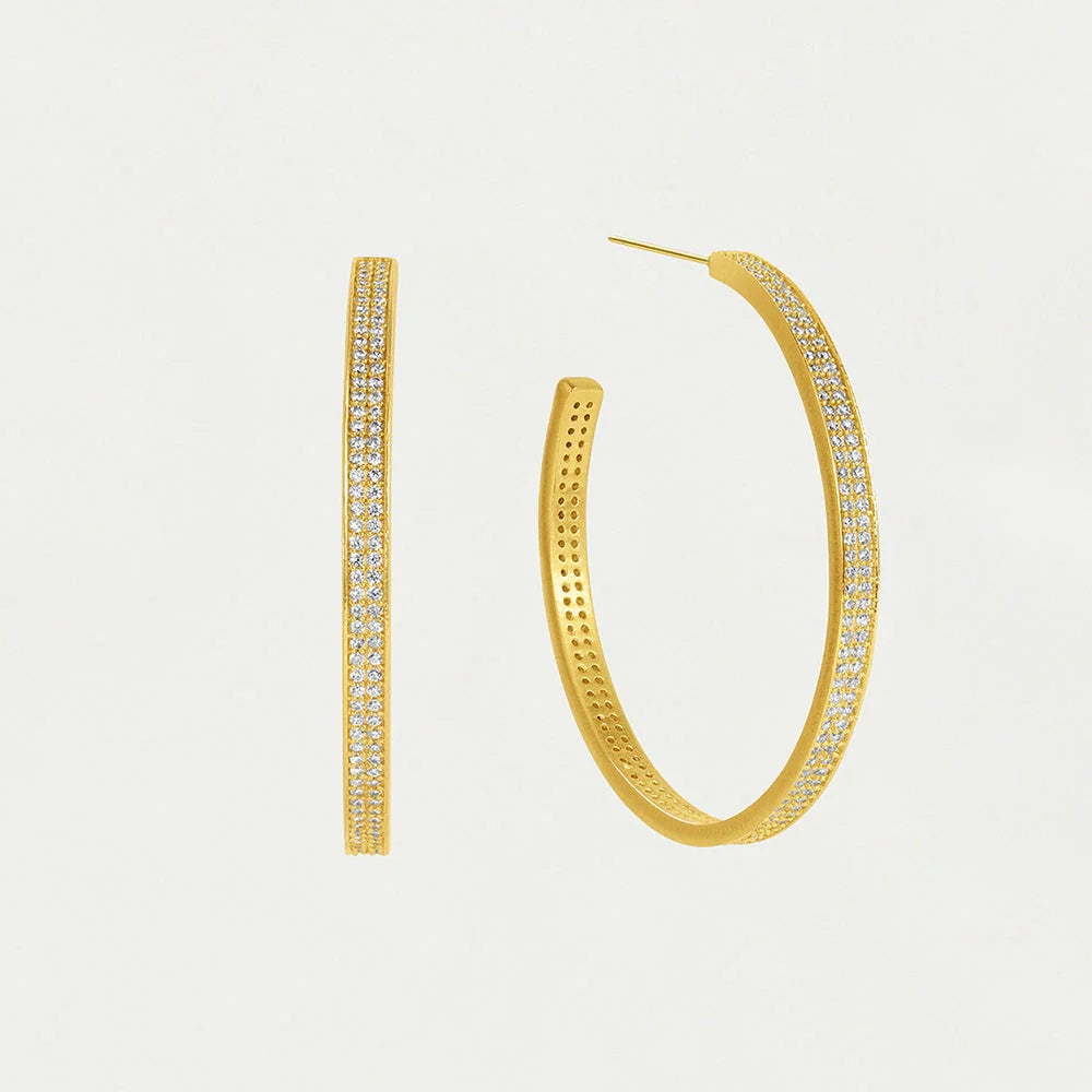 DEAN DAVIDSON Petit Pave Midi Hoops