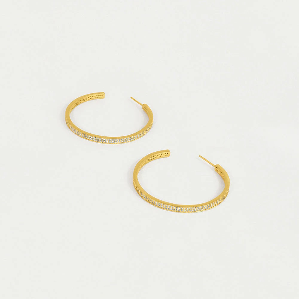 DEAN DAVIDSON Petit Pave Midi Hoops