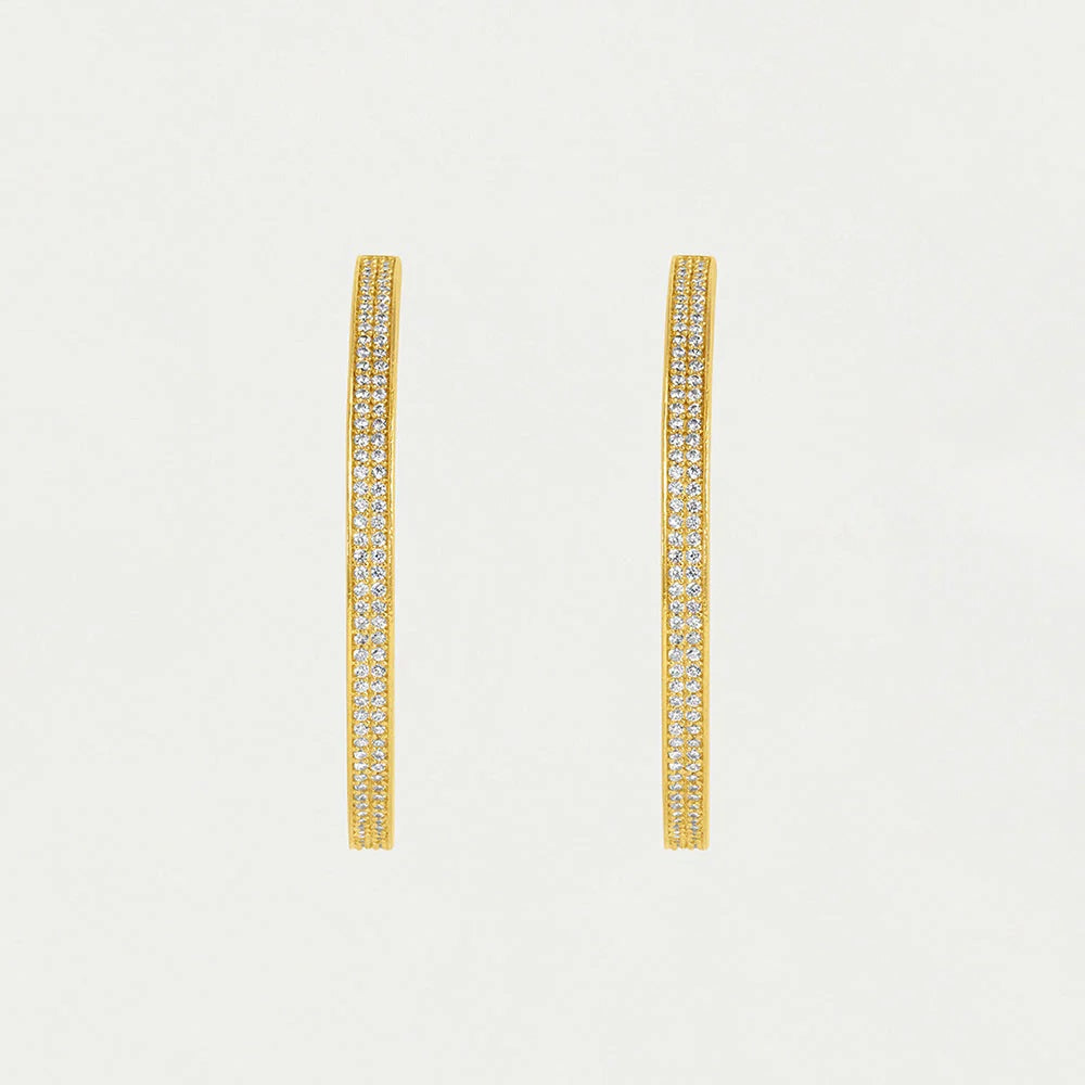 DEAN DAVIDSON Petit Pave Midi Hoops