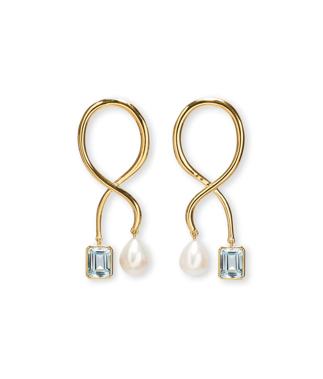 Lizzie Fortunato Etienne Earrings in Gold available at Barbara Katz