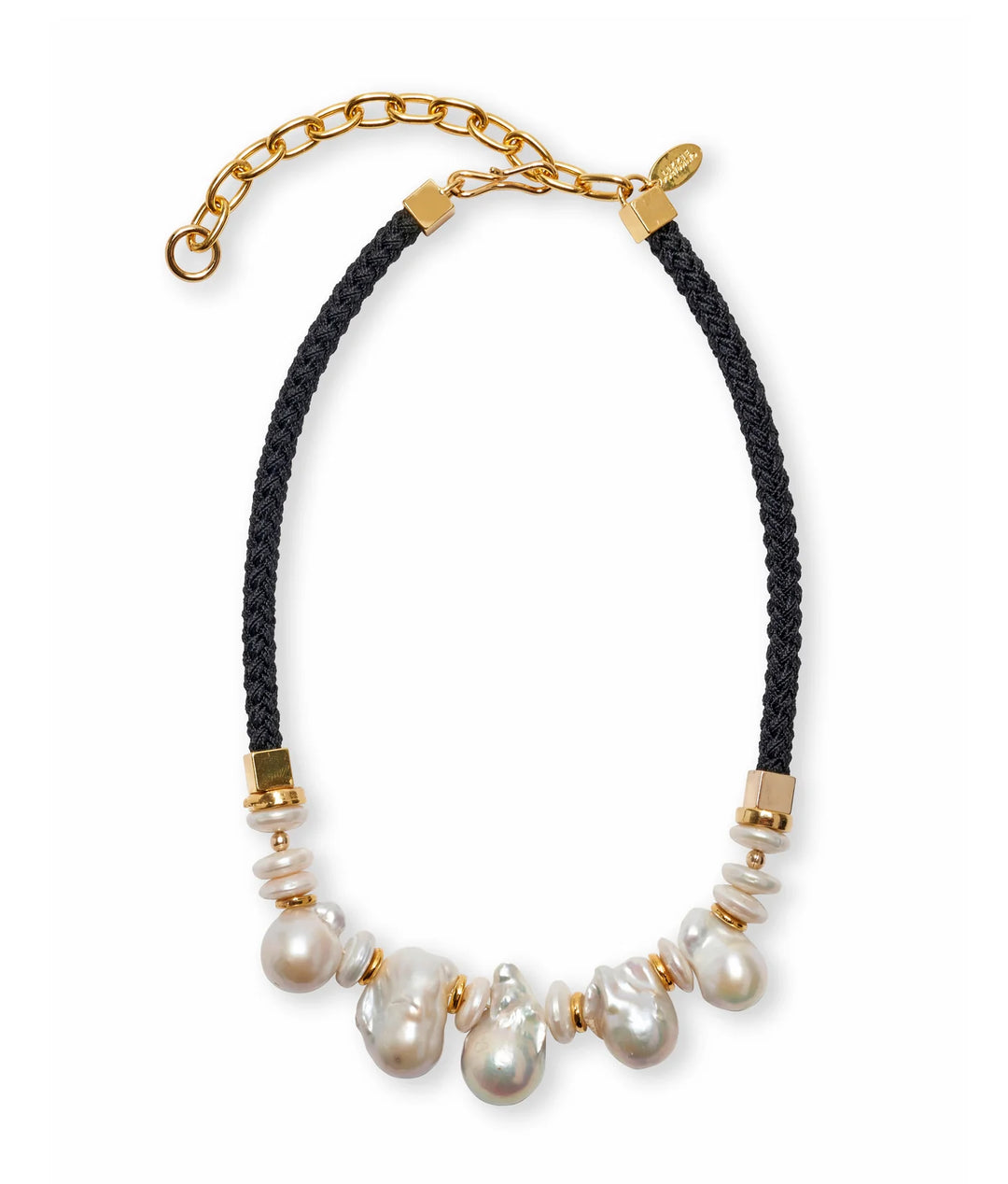 Lizzie Fortunato Plaza Pearl Collar Necklace available at Barbara Katz