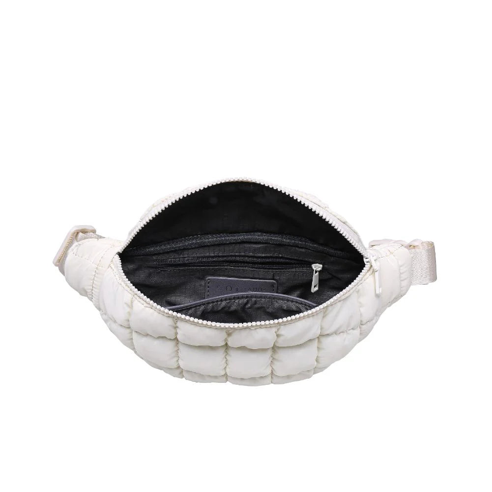 Sol and Selene Resurgence Puffer Belt Bag - Ivory