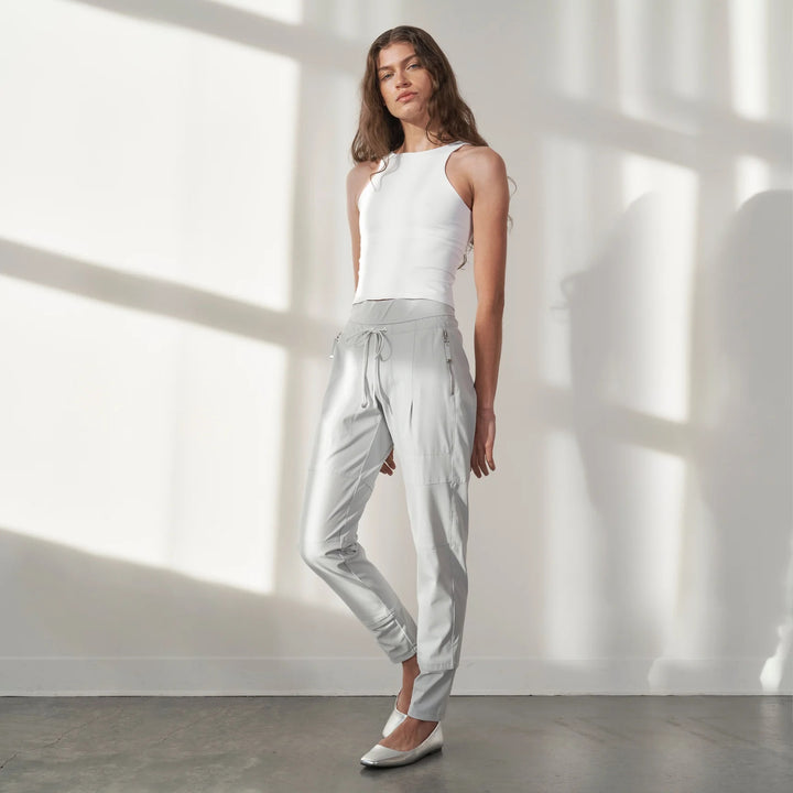 Raffaello Rossi Candy Pants in Light Grey available at Barbara Katz