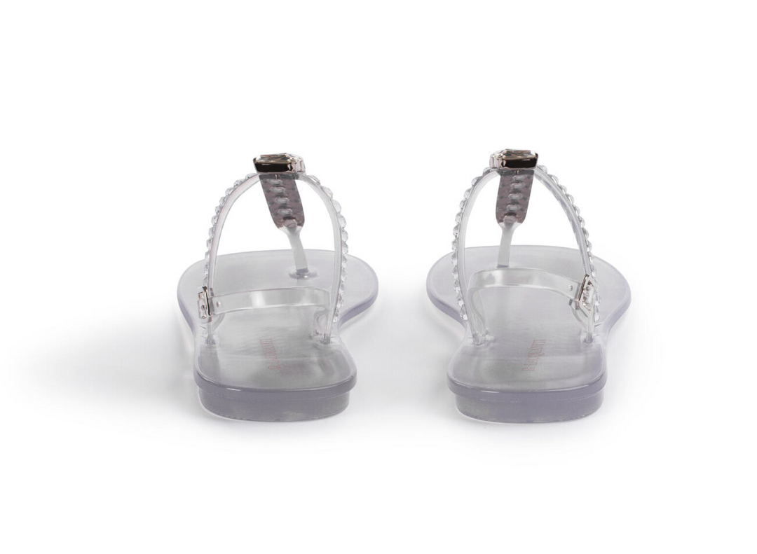 D. Lacquaniti Clara Jelly Sandals - Diamond