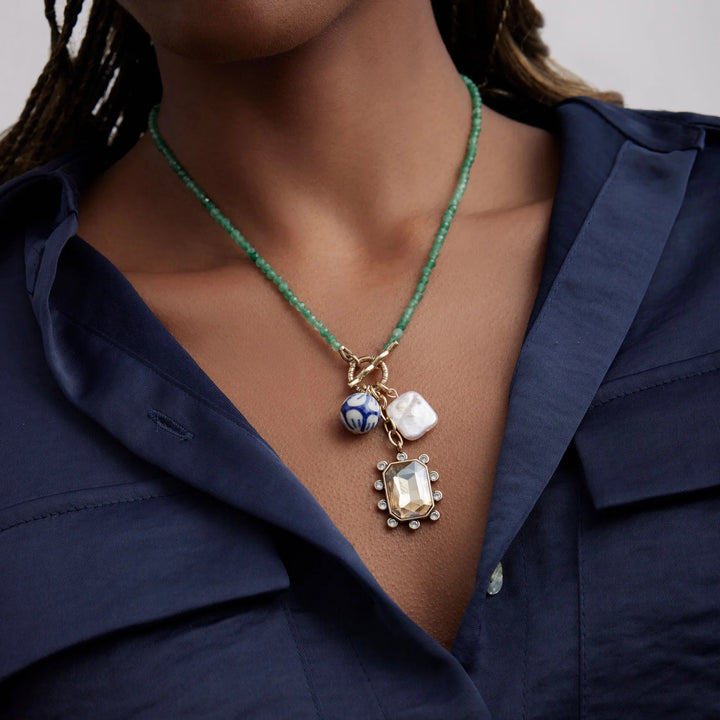 Mignonne Gavigan Delancey Charm Necklace available at Barbara Katz