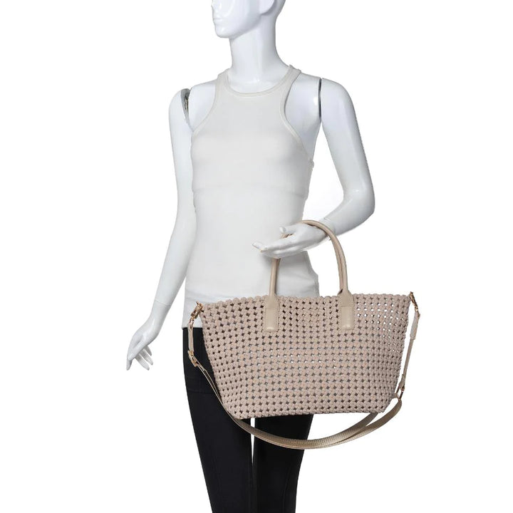 Sol and Selene Solstice Medium Tote Bag in Nude