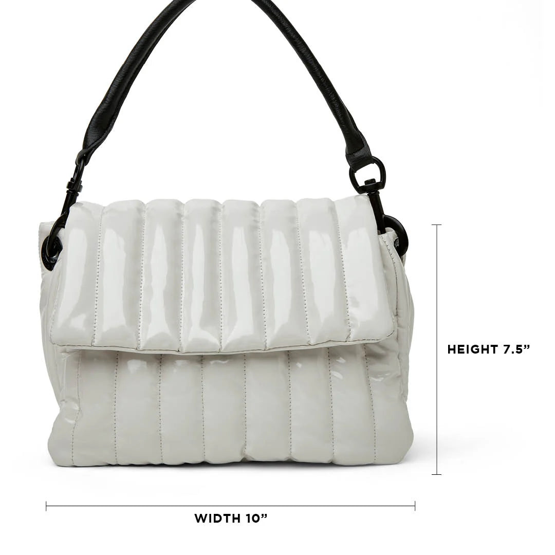 Think Royln Bar Bag - Ivory Patent