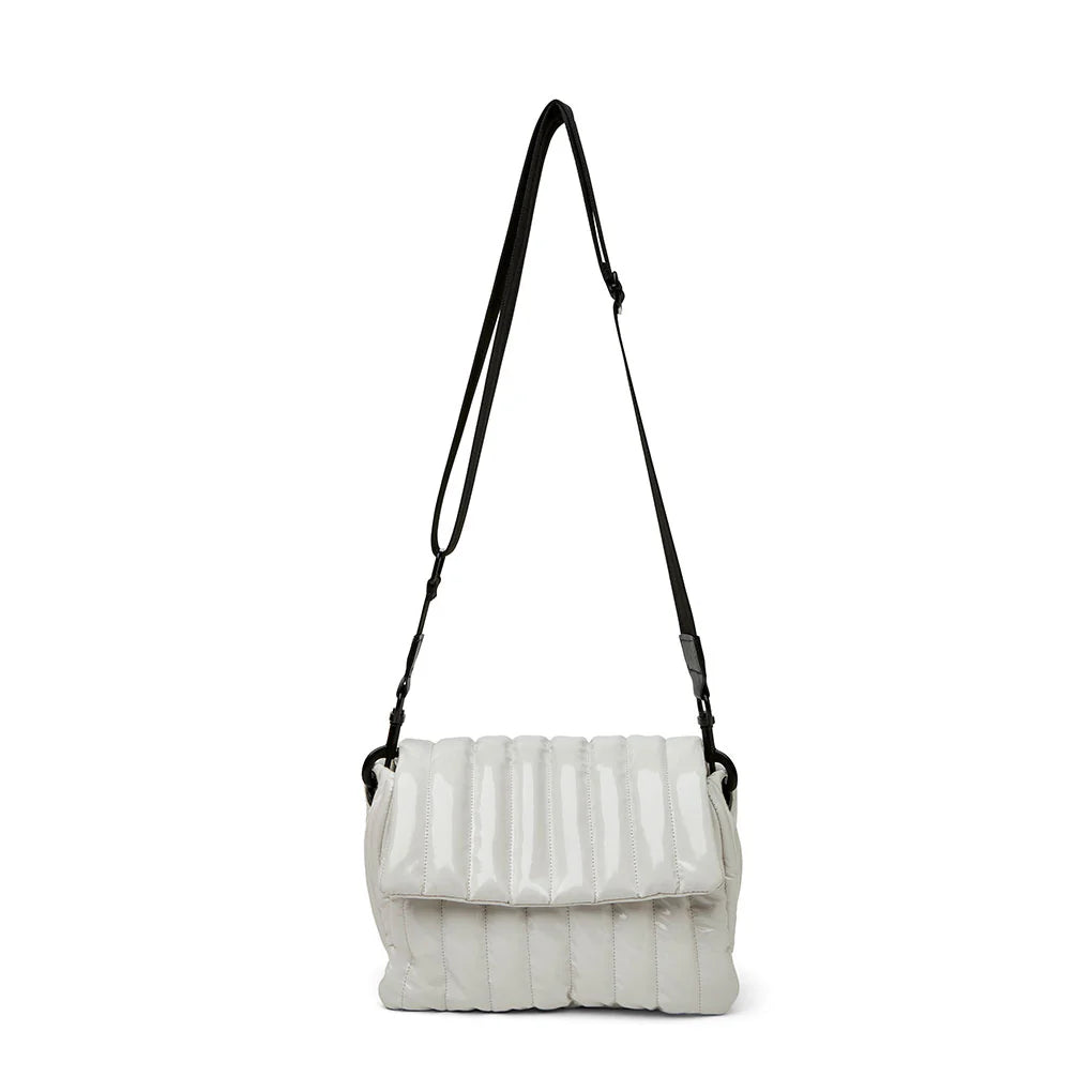 Think Royln Bar Bag - Ivory Patent