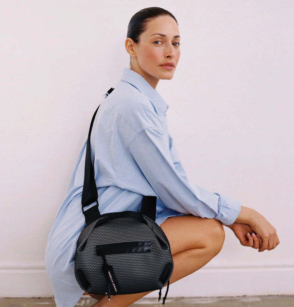 Daniella Lehavi Bonnie Crossbody Bag in Grey available at Barbara Katz