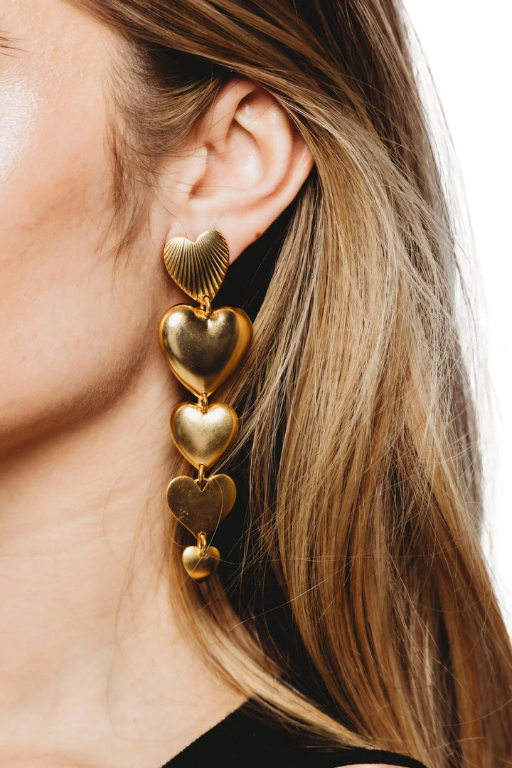 Elizabeth Cole Jewelry Desiree Earrings - Gold