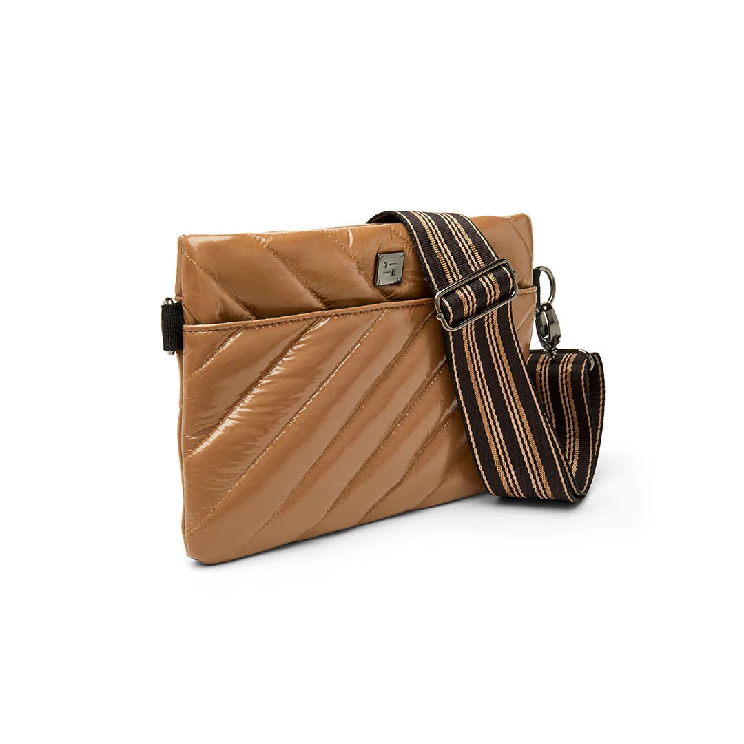 Think Royln Diagonal Bum Bag 2.0 in Glossy Caramel