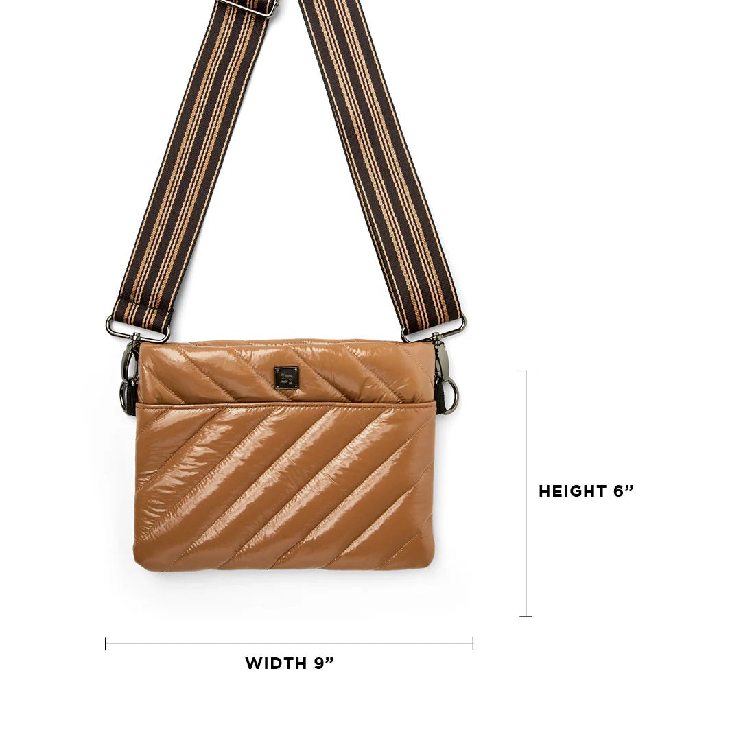 Think Royln Diagonal Bum Bag 2.0 in Glossy Caramel