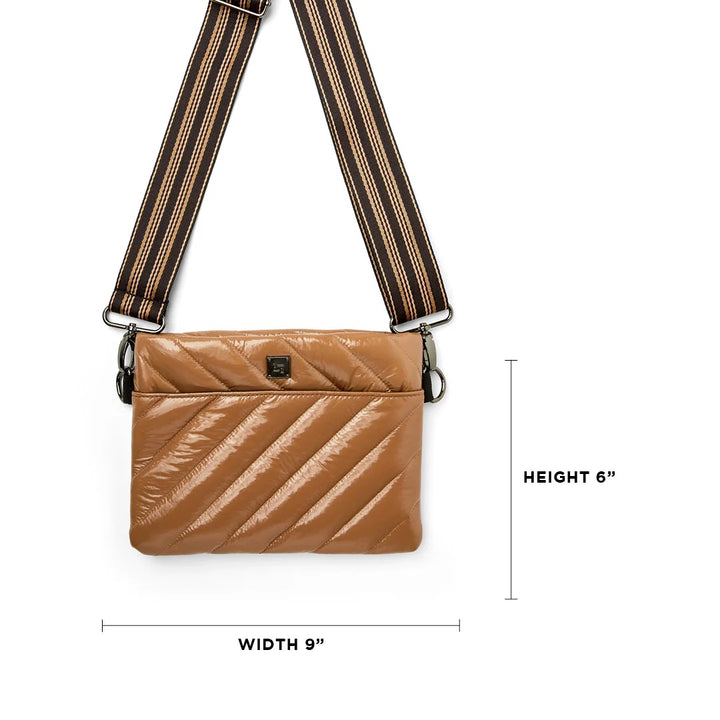 Think Royln Diagonal Bum Bag 2.0 in Glossy Caramel