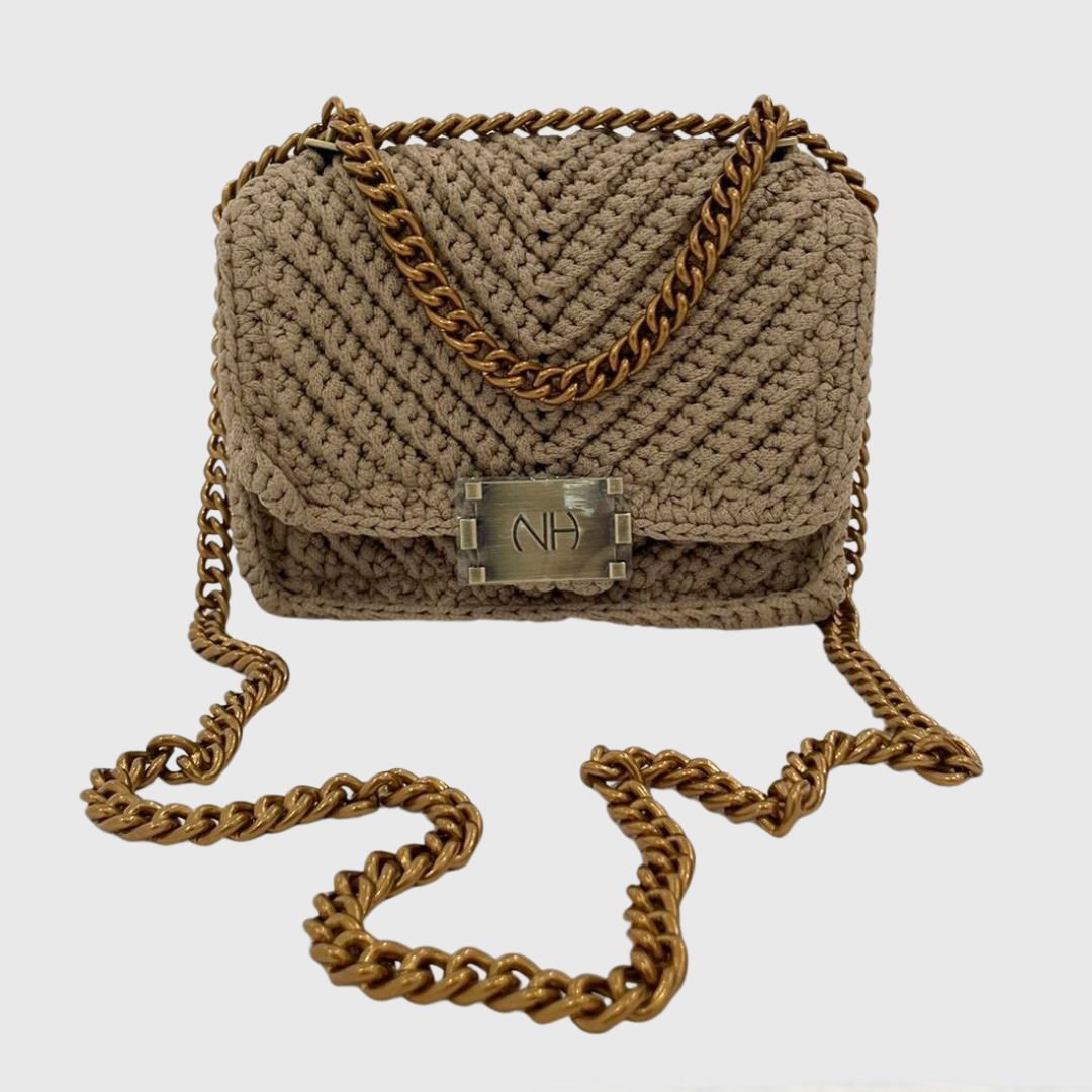 Noam Hazan Mini Milan Bag in Stone available at Barbara Katz