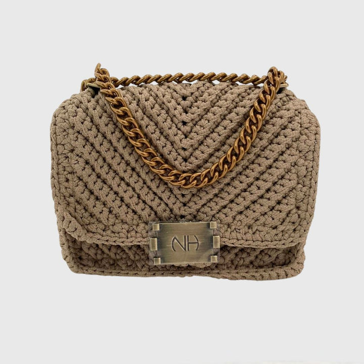 Noam Hazan Mini Milan Bag in Stone available at Barbara Katz