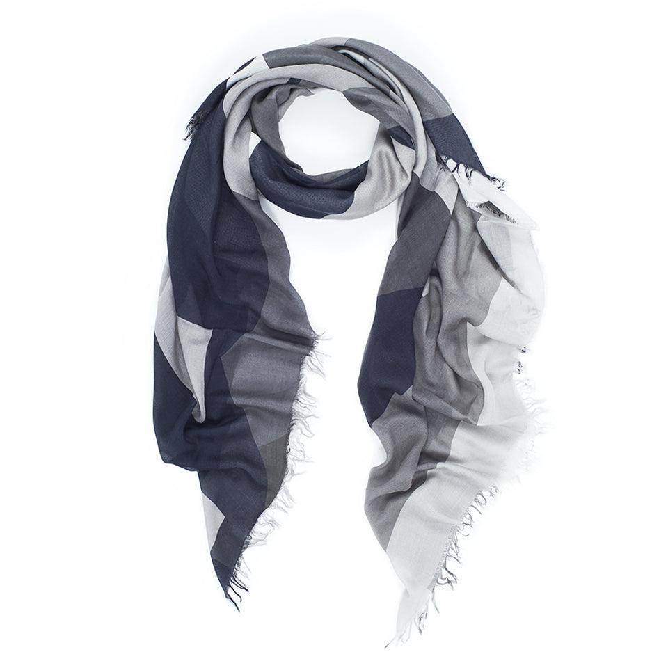 Suzi Roher Electric Love Black & White Scarf