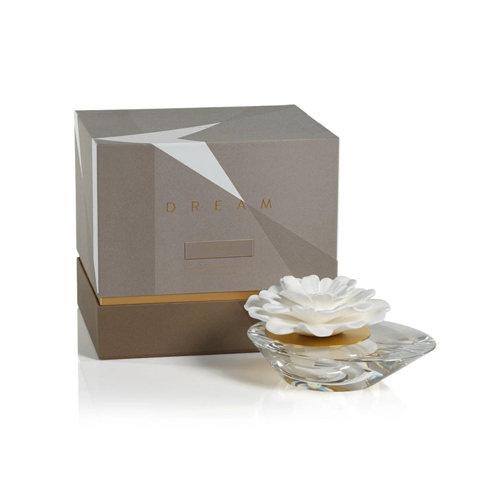 Zodax Dream Porcelain Crystal Edition Diffuser - Fig Vetiver available at Barbara Katz