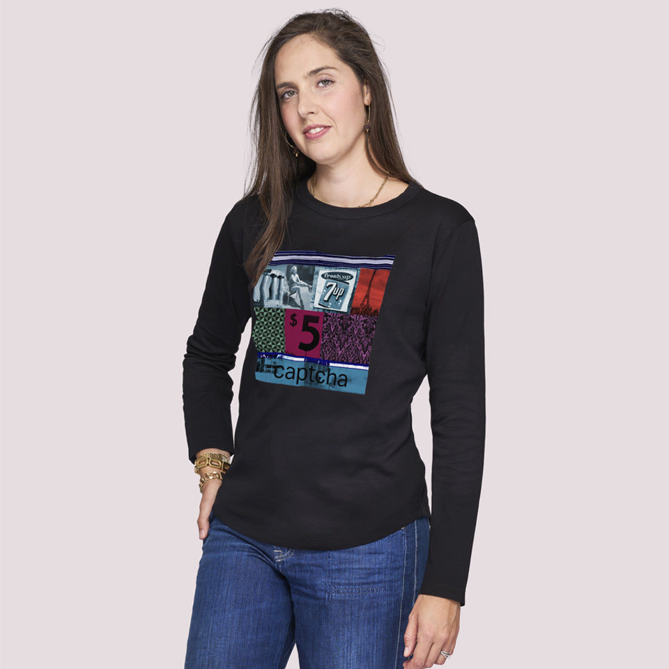 Suzi Roher The Catherine Long Sleeve Tee - Captcha