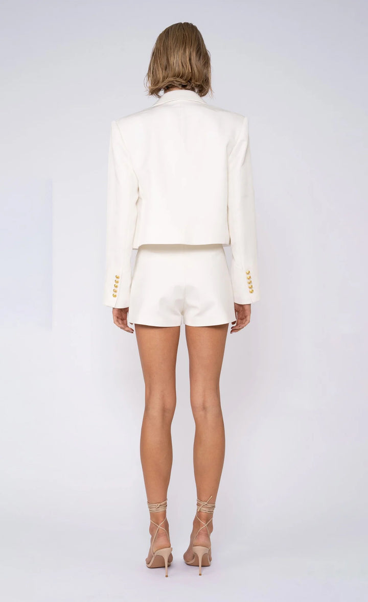 Nonchalant Alana Blazer - White available at Barbara Katz