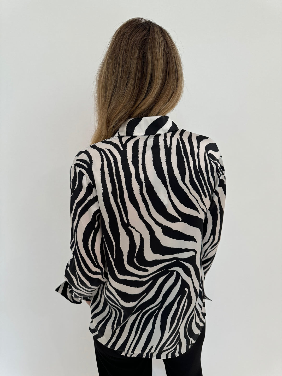 Catherine Gee Daria Silk Shirt - Zebra