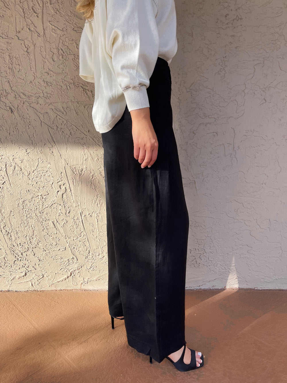 Lanhtrophy Linen Culotte Pant