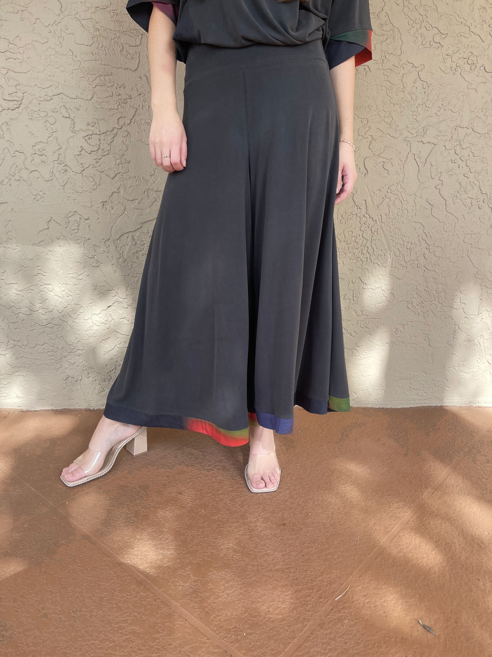 Ozai N Ku Wide Palazzo Pants