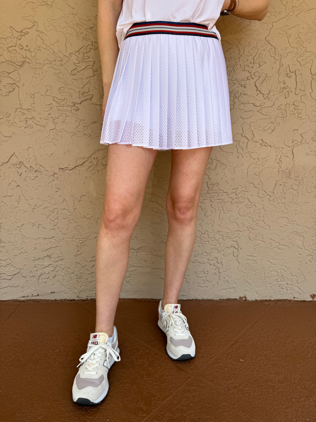 Rally Club Veronica Tennis Skirt - White