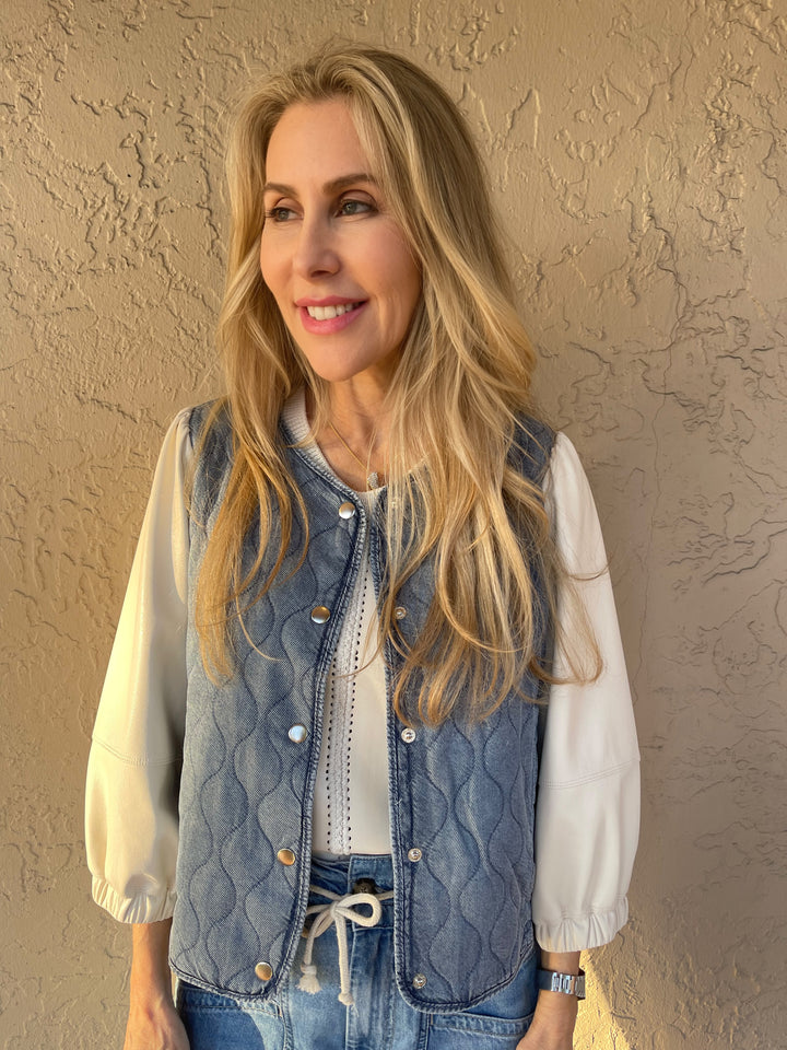 Melissa Nepton Denim Blue Jacket