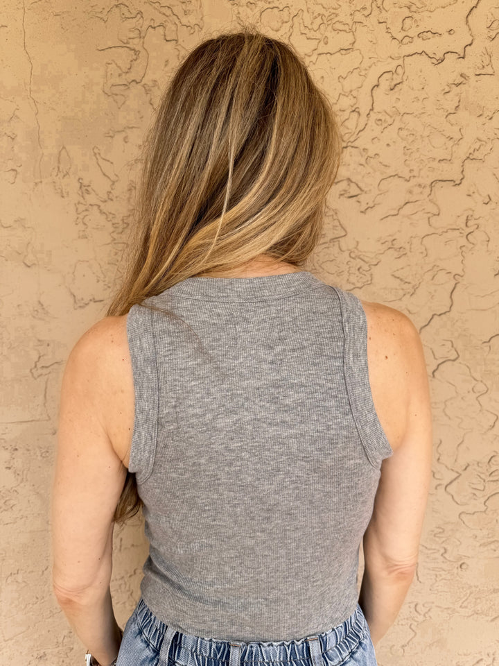 Sundays Turner Tank - Heather Grey